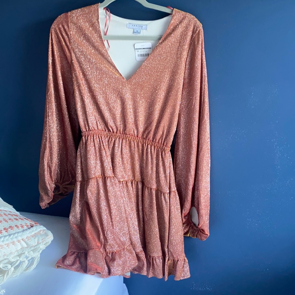 Gold & Pink glitter NEW dress